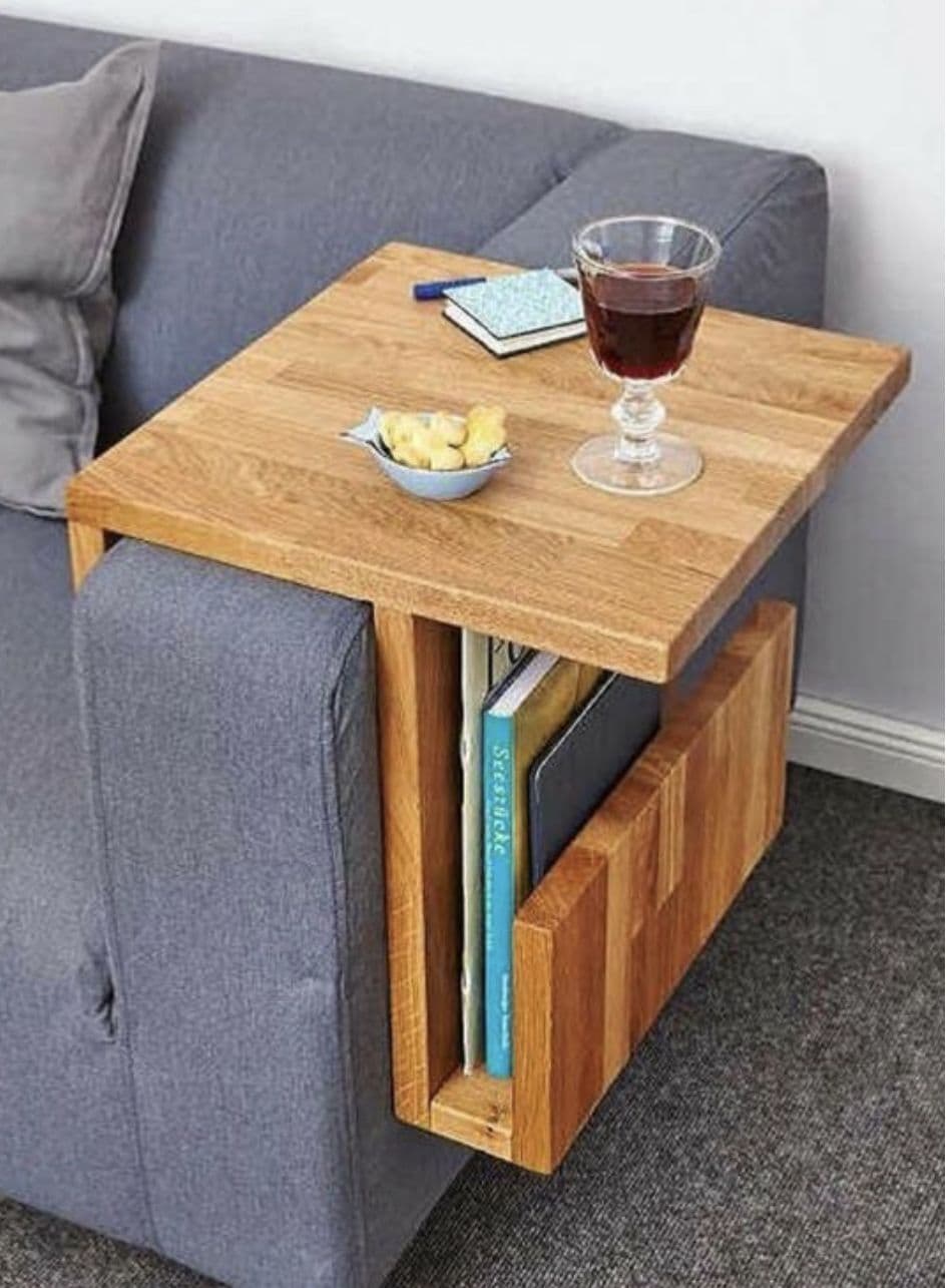 Mesita para borde de sillon carpinteria tucuman bovio sas